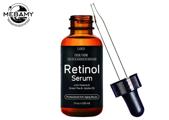 Organiczne retinolowe serum do twarzy, które pomaga zmniejszyć widoczność zmarszczek