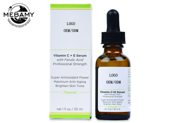 Naturalna witamina CE w surowicy z kwasem ferulowym i kwasem hialuronowym / organiczna surowica przeciw starzeniu