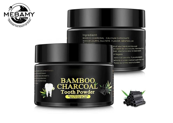 Usuwanie Zestaw wybielania do wybielania zębów Plaque, Bamboo Charcoal Teeth Whitening Powder