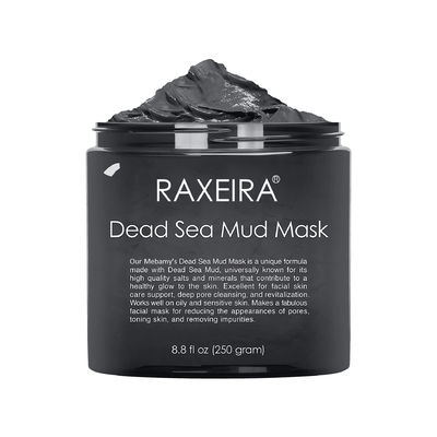 ISO Skin Care Maska do twarzy Organiczna, głęboko oczyszczająca maska ​​​​do twarzy z błota z Morza Martwego