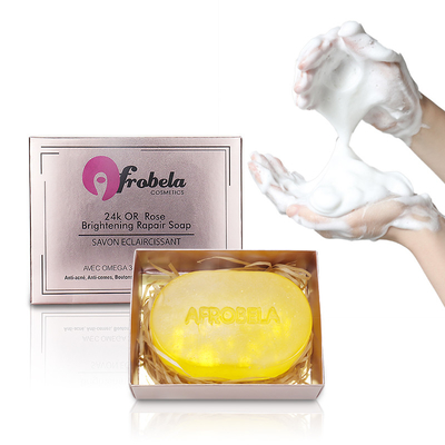 Private Label 24k Gold Rose Soap Pielęgnacyjne mydło wybielające w kostce