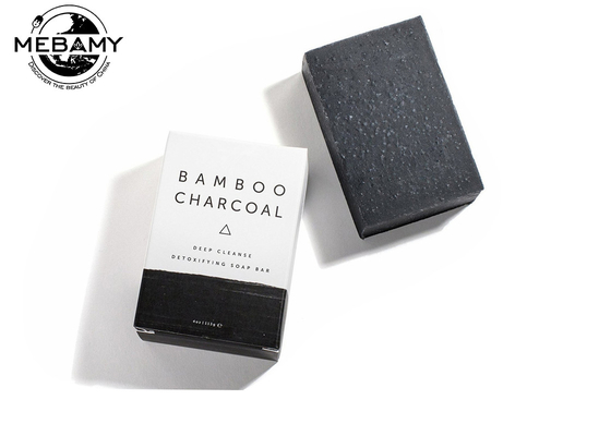 Czarny aktywny Bamboo Charcoal Natural Handcrafted Soap Deep Cleanse Detoxifying