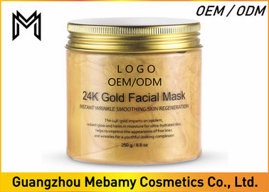 24 K Gold Skin Care Twarz Mask Anti Aging Zawiera kwas hialuronowy Blokuje wilgoć