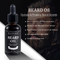 Private Label Organiczny zmiękczający nawilżający olejek na porost brody dla mężczyzn